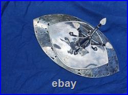 Antique Floral Calling Card Compote Silver Plate Tray Dish Rogers Smith Co. 149
