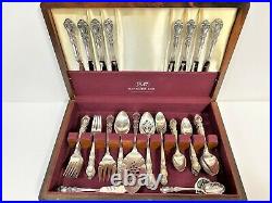 Antique Heritage Rogers 1847 Silver Plate Flatware 62PC 8PLC Setting