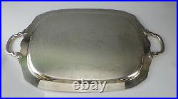 Antique REMEMBRANCE 1847 Rogers IS Silver Plate Butler's Tray #9896