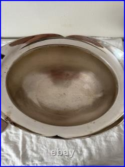 Antique Rogers & Bro 1896 Triple Plate Silver Footed Soup Tureen with Lid Ornate