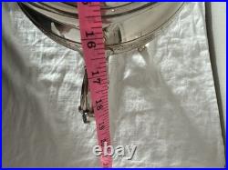 Antique Rogers & Bro 1896 Triple Plate Silver Footed Soup Tureen with Lid Ornate