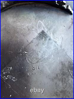 Antique Rogers & Bro Triple Plate Silver Cupid And Swan Holder