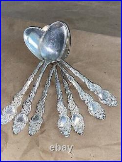 Antique Rogers Bros? A1 Columbia Spoons Silver Plate, Serpent Floral
