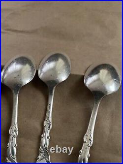 Antique Rogers Bros? A1 Columbia Spoons Silver Plate, Serpent Floral