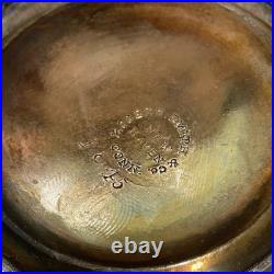 Antique Rogers Smith & Co New Haven CT 1845 4 Piece Silver Plate Coffee Tea Set