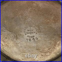 Antique Rogers Smith & Co New Haven CT 1845 4 Piece Silver Plate Coffee Tea Set