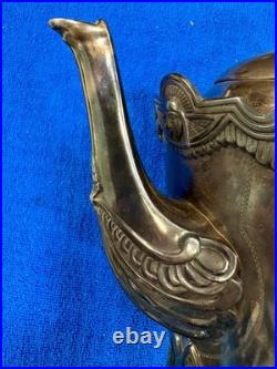 Antique Rogers, Smith & Co. New Haven Silverplated Teapot 1880