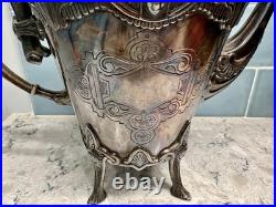 Antique Rogers, Smith & Co. New Haven Silverplated Teapot 1880