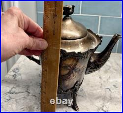Antique Rogers, Smith & Co. New Haven Silverplated Teapot 1880