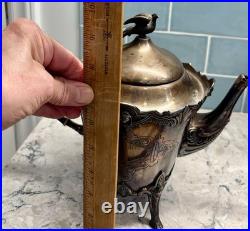 Antique Rogers, Smith & Co. New Haven Silverplated Teapot 1880