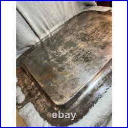 Antique Rogers Smith Tray Large Silverplate Ornate Scroll Handles Monogrammed Antique Rogers Smith Tray Large Silverplate Ornate Scroll Handles Monogrammed