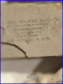 Antique Set Of 12 Arbutus Silverplate Spoons In Orginal Wrapping and Box