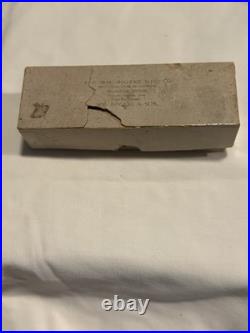 Antique Set Of 12 Arbutus Silverplate Spoons In Orginal Wrapping and Box