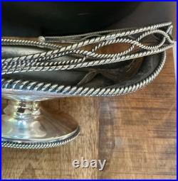Antique Silver Plated Serving Basket / Brides Rogers Bros