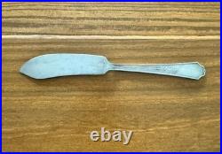 Antique Silverplate Flatware D Monogram 47 Pc 1916 1847 Rogers Bros Heraldic