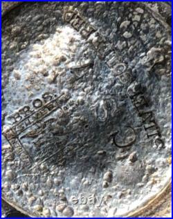 Antique Union Pacifc Overland Route 1847 Rogers Bros Silver Soldered Plate Cover Antique Union Pacifc Overland Route 1847 Rogers Bros Silver Soldered Plate Cover