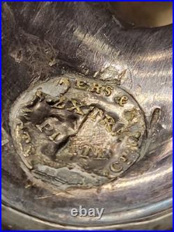 Antique Victorian Rogers & Bro. Silver Plate Loving Cup Assyrian Head