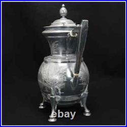 Antique Victorian Silver Plate Teapot by Rogers & Bro