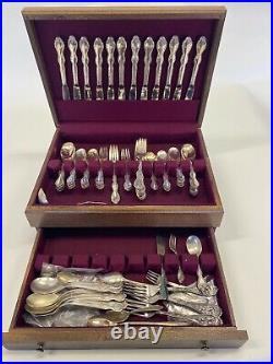Antique WM Rodgers Silver Extra Plate Camelot Silverware Set 100+, SALE 20% OFF