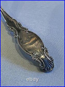 Antique WM Rogers Silver Plate Ladle with Gilt Wash Bowl and Monogrammed