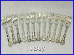 Antique Wm. Rogers Berwick Pat. 1904 Diana Silverplate 65 peices ornate, eloguent