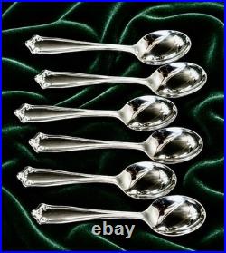 Antique Wm Rogers SP Spooner (c1910) (6) H. Sears & Son Spoons (c1910)