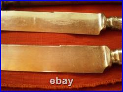Antique Wm. Rogers Silver Plate Set Rare Pear Pattern-1800's Antique Wm. Rogers Silver Plate Set Rare Pear Pattern-1800's