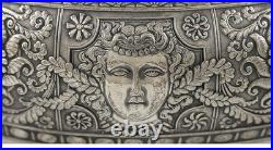 Antique c1890 Silver Plate Rogers Assyrian Head Covered Soup Tureen