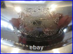 Armorial Coat of Arms Hamilton Rogers Family Clan Ireland Silver plate c1840