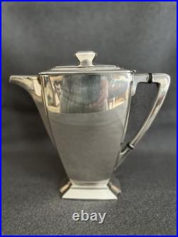 Art Deco Rogers Legacy 1847 Coffee Service, 1929, Silver Plate, Quality