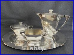 Art Deco Rogers Legacy 1847 Coffee Service, 1929, Silver Plate, Quality