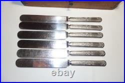 Atq International/Rogers ALHAMBRA 1907 Silverplate 39pc Flatware Set Svc for 6 Atq International/Rogers ALHAMBRA 1907 Silverplate 39pc Flatware Set Svc for 6