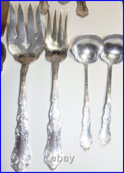 Atq International/Rogers ALHAMBRA 1907 Silverplate 39pc Flatware Set Svc for 6 Atq International/Rogers ALHAMBRA 1907 Silverplate 39pc Flatware Set Svc for 6