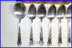 Atq International/Rogers ALHAMBRA 1907 Silverplate 39pc Flatware Set Svc for 6 Atq International/Rogers ALHAMBRA 1907 Silverplate 39pc Flatware Set Svc for 6