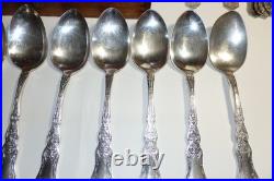 Atq International/Rogers ALHAMBRA 1907 Silverplate 39pc Flatware Set Svc for 6 Atq International/Rogers ALHAMBRA 1907 Silverplate 39pc Flatware Set Svc for 6
