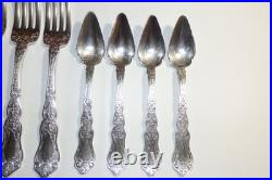 Atq International/Rogers ALHAMBRA 1907 Silverplate 39pc Flatware Set Svc for 6 Atq International/Rogers ALHAMBRA 1907 Silverplate 39pc Flatware Set Svc for 6