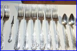 Atq International/Rogers ALHAMBRA 1907 Silverplate 39pc Flatware Set Svc for 6 Atq International/Rogers ALHAMBRA 1907 Silverplate 39pc Flatware Set Svc for 6