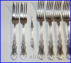 Atq International/Rogers ALHAMBRA 1907 Silverplate 39pc Flatware Set Svc for 6 Atq International/Rogers ALHAMBRA 1907 Silverplate 39pc Flatware Set Svc for 6