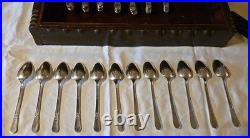 BEAUTIFUL 50pc IS 1847 Rogers Bros Adoration Silver Plate Silverplate Flatware
