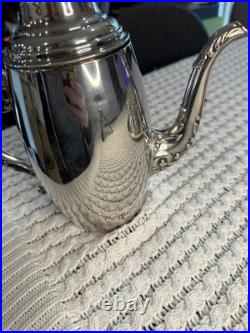 Beautiful Vintage WM A Rogers Silver Plated 7 Piece Tea Set