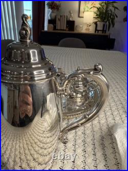Beautiful Vintage WM A Rogers Silver Plated 7 Piece Tea Set