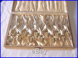 Boxed Set of 12 Rogers & Bros. Silverplated Demitasse Spoons