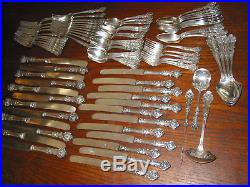 CHARTER OAK By 1847 Rogers Silver Plate 96 Piece Set Fantastic Condition