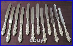 COLUMBIA 12 Scarce Luncheon Knives Rogers Silverplate 1893 No Monogram G