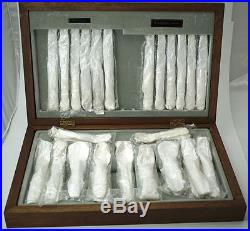 Canteen 6 Setting silverplate cutlery set Martinique W A Rogers Oneida USA 44pce