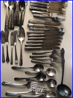 Community Rogers Flatware Oneida Edward Prestige silverware 96 mixed Set