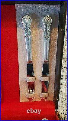 Complete Set for 8 (54 pieces) 1847 Rogers Bros IS Silverware Flatware With Box
