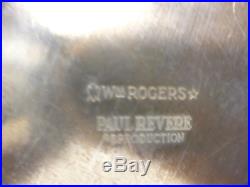 Cu- Wm Rogers Paul Revere Reproduction Water Pitcher