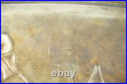 Daffodil Silver Plate Stamped Tray 1847 Rogers Bros International Silver 18.5x13