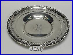 EXQUISITE ROGERS STERLING SILVER PIERCED PLATE 50 9 Dia / 129 gram